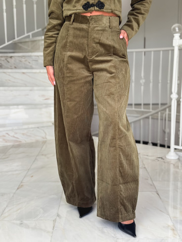 Pantalon Elinaya - Kaki