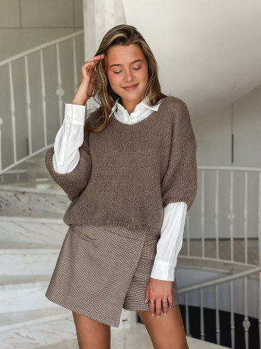 Pull Célia - Taupe