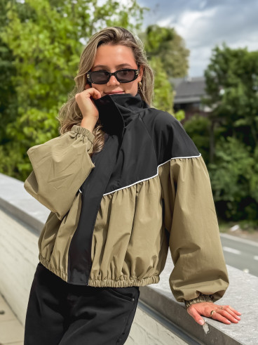 Veste Miranda - Kaki/Noir