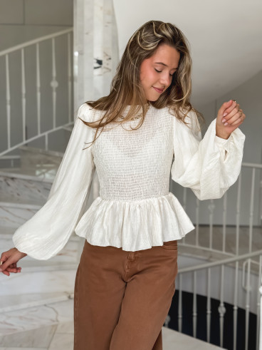 Blouse Azalys - Beige