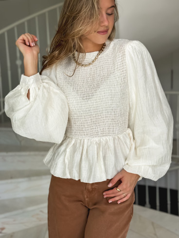 Blouse Azalys - Beige