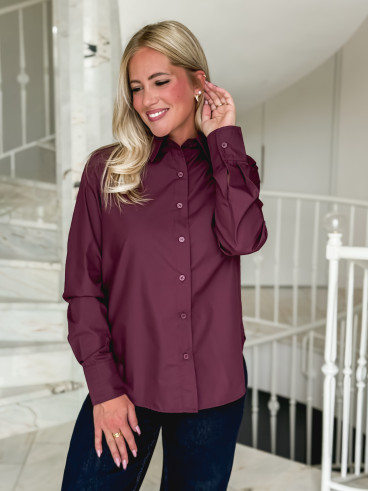 Chemise Janelle - Bordeaux