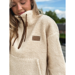 Pull en teddy Miki - Beige