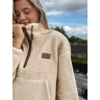 Pull en teddy Miki - Beige