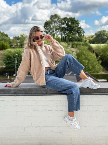 Gilet teddy Pinta - Beige