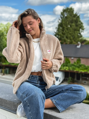 Gilet teddy Pinta - Beige