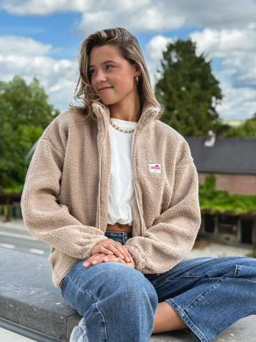 Gilet teddy Pinta - Beige