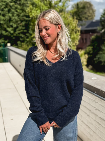 Pull Nélia - Bleu marine