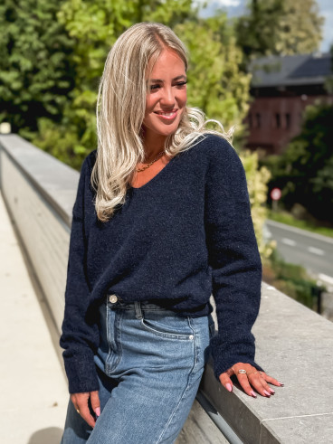Pull Nélia - Bleu marine