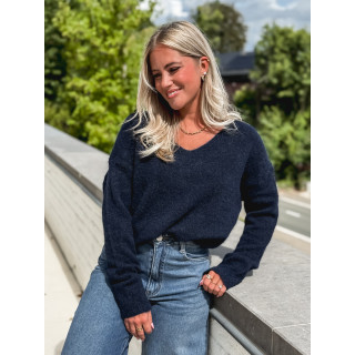 Pull Elyzane - Bleu marine