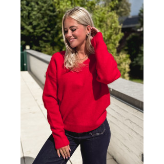 Pull Elyzane - Rouge