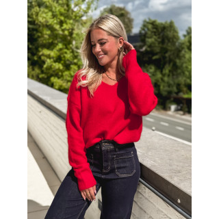 Pull Elyzane - Rouge