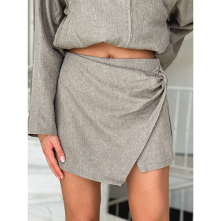 Jupe short Fabia - Taupe