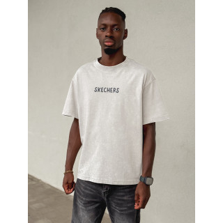 T-shirt "Skechers" - Gris clair