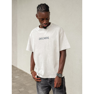 T-shirt "Skechers" - Gris clair