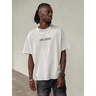 T-shirt "Skechers" - Gris clair