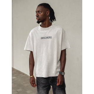 T-shirt "Skechers" - Gris clair