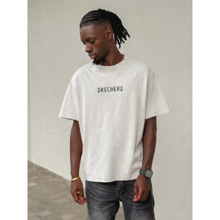 T-shirt "Skechers" - Gris clair