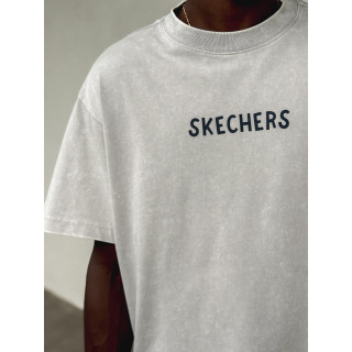 T-shirt "Skechers" - Gris clair