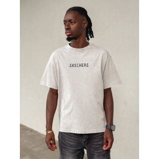 T-shirt "Skechers" - Gris clair