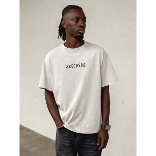 T-shirt "Skechers" - Gris clair