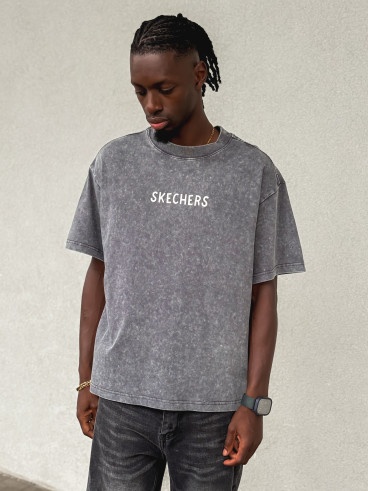 T-shirt "Skechers" - Gris foncé