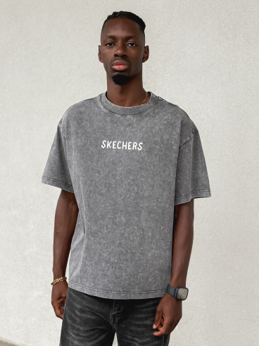 T-shirt "Skechers" - Gris foncé T-shirt "Skechers" - Gris foncé