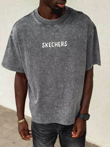 T-shirt "Skechers" - Gris foncé T-shirt "Skechers" - Gris foncé