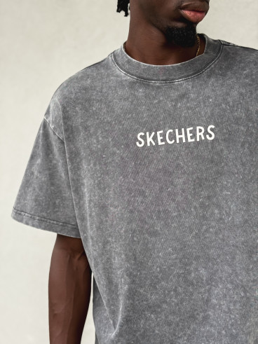 T-shirt "Skechers" - Gris foncé T-shirt "Skechers" - Gris foncé