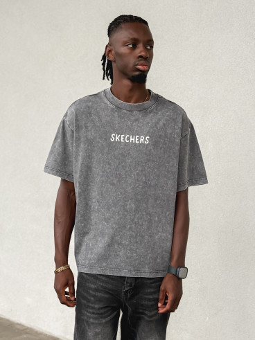 T-shirt "Skechers" - Gris foncé T-shirt "Skechers" - Gris foncé
