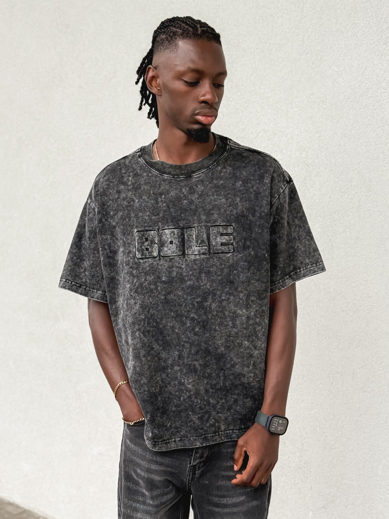 T-shirt "BOLE" - Gris foncé T-shirt "BOLE" - Gris foncé