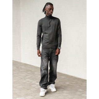 Pull fin Willy - Gris foncé