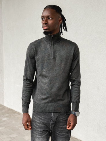 Pull fin Willy - Gris foncé Pull fin Willy - Gris foncé