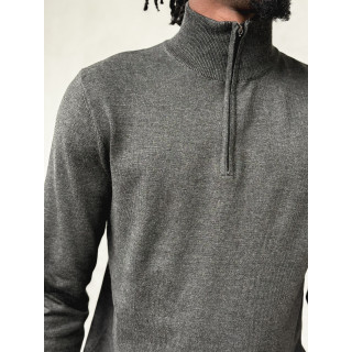Pull fin Willy - Gris foncé