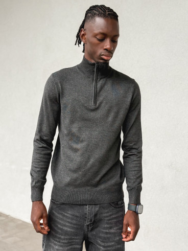 Pull fin Willy - Gris foncé Pull fin Willy - Gris foncé
