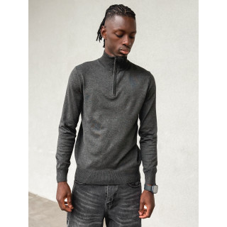 Pull fin Willy - Gris foncé