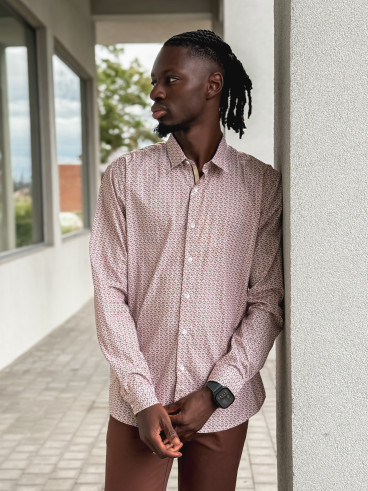 Chemise à motifs Georges - Camel