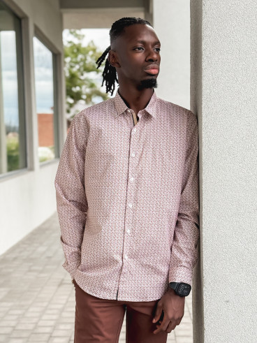 Chemise à motifs Georges - Camel