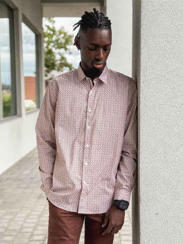Chemise à motifs Georges - Camel