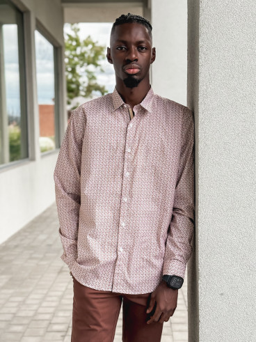 Chemise à motifs Georges - Camel