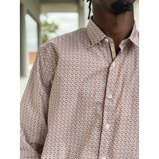 Chemise à motifs Georges - Camel