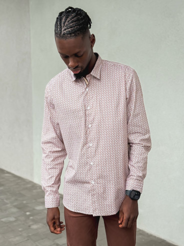 Chemise à motifs Georges - Camel