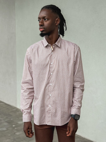 Chemise à motifs Georges - Camel
