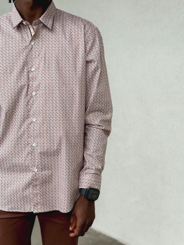 Chemise à motifs Georges - Camel