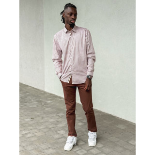 Chemise à motifs Georges - Camel