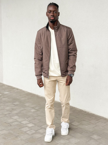 Veste réversible Ylan - Noir/Chocolat