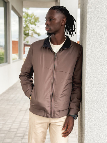 Veste réversible Ylan - Noir/Chocolat