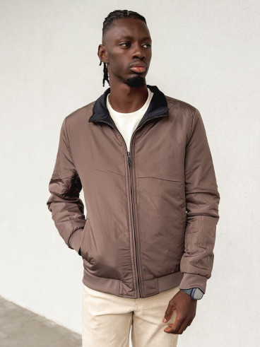 Veste réversible Ylan - Noir/Chocolat