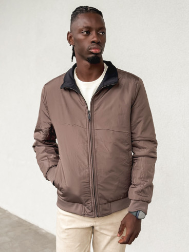Veste réversible Ylan - Noir/Chocolat
