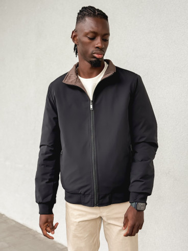Veste réversible Ylan - Noir/Chocolat